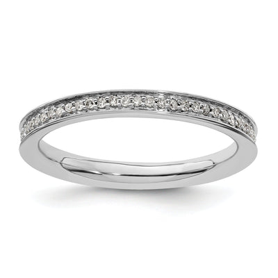 Sterling Silver Stackable Expressions Diamond Ring at $ 157.34 only from Jewelryshopping.com