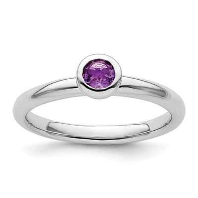 Sterling Silver Stackable Expressions Round Ring at $ 31.96 only from Jewelryshopping.com