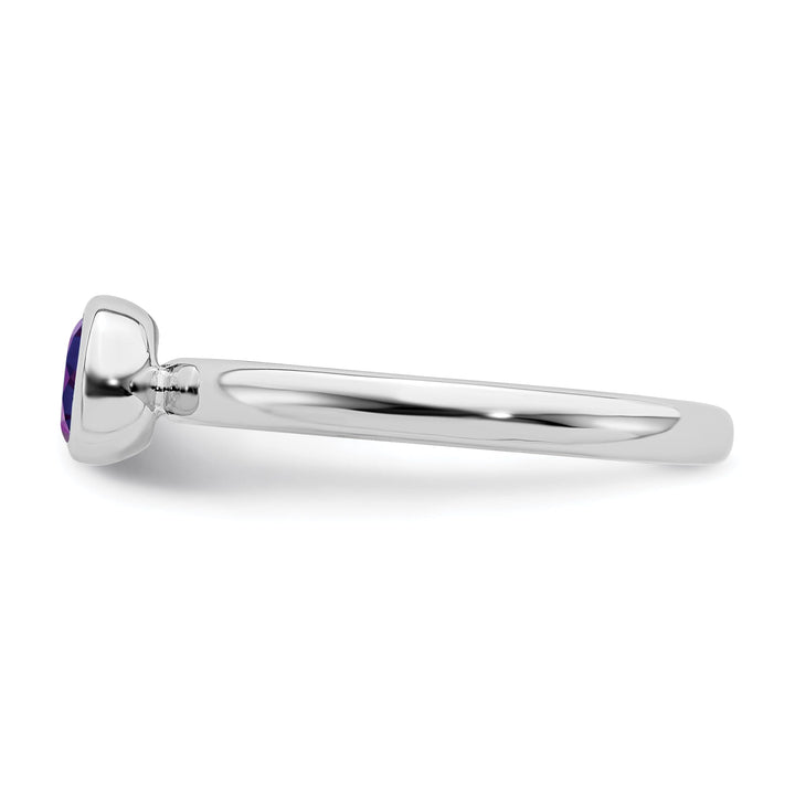 Sterling Silver Stackable Expressions Round Ring