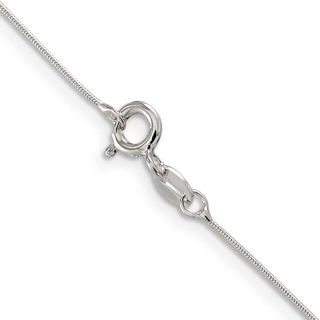 Silver Polish Solid 0.70-mm Round Snake Chain