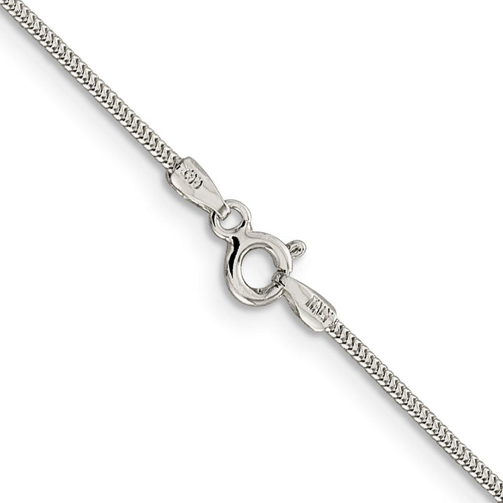 Silver Polished 1.20-mm Round Snake Chain