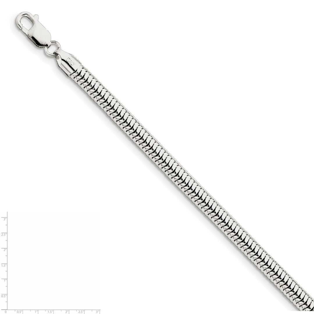 Sterling Silver Polished Snake Chain 6MM