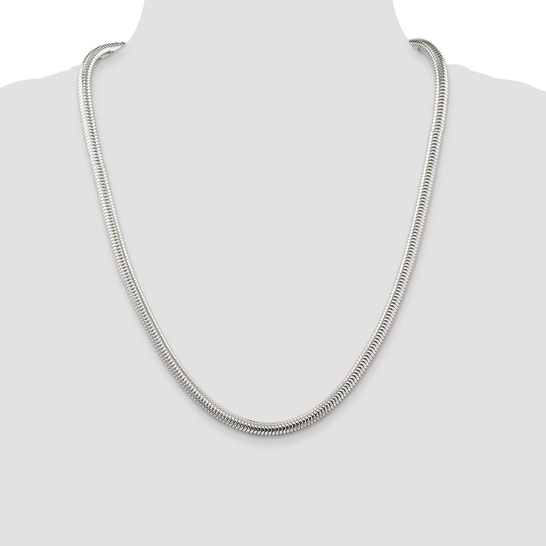 Sterling Silver Polished Snake Chain 6MM