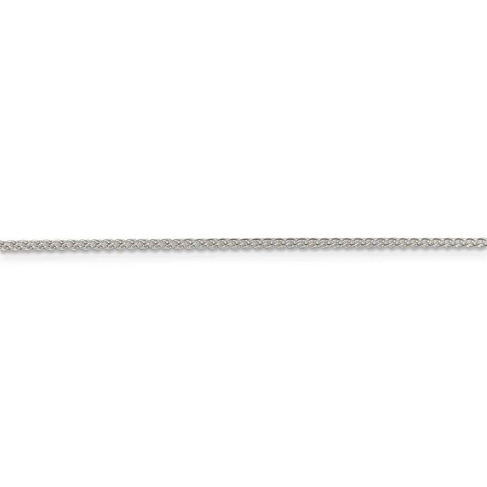 Silver Polished 1.50-mm Solid Round Spiga Chain