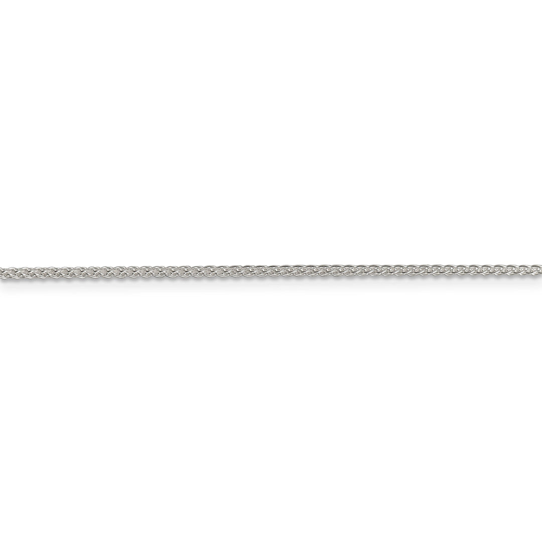 Silver Polished 1.50-mm Solid Round Spiga Chain