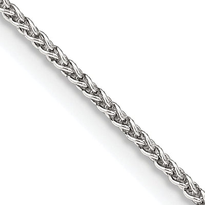 Silver Polished 1.50-mm Solid Round Spiga Chain at $ 17.56 only from Jewelryshopping.com