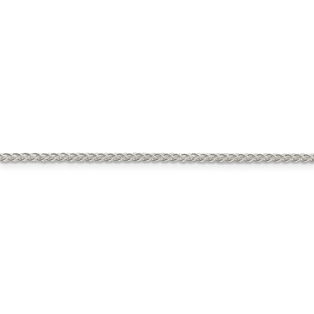 Silver Polished 1.75-mm Solid Round Spiga Chain