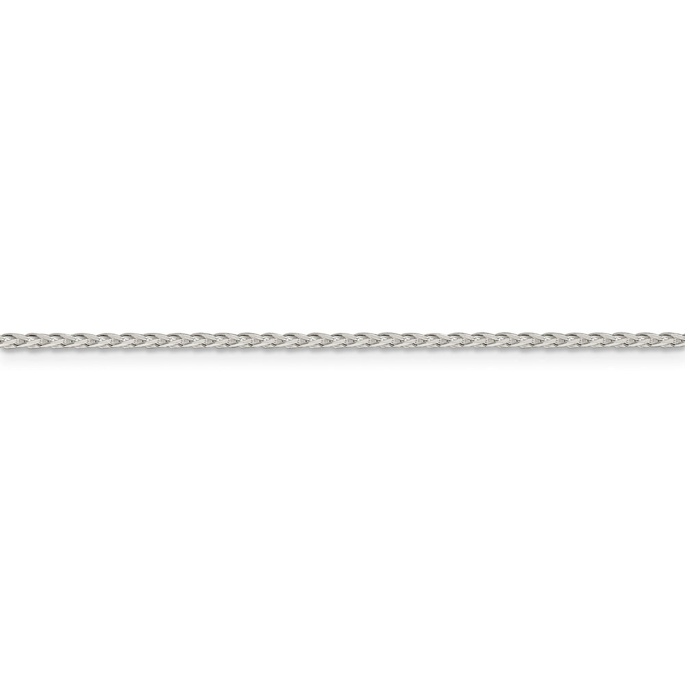 Sterling Silver D.C 1.50-mm Round Spiga Chain