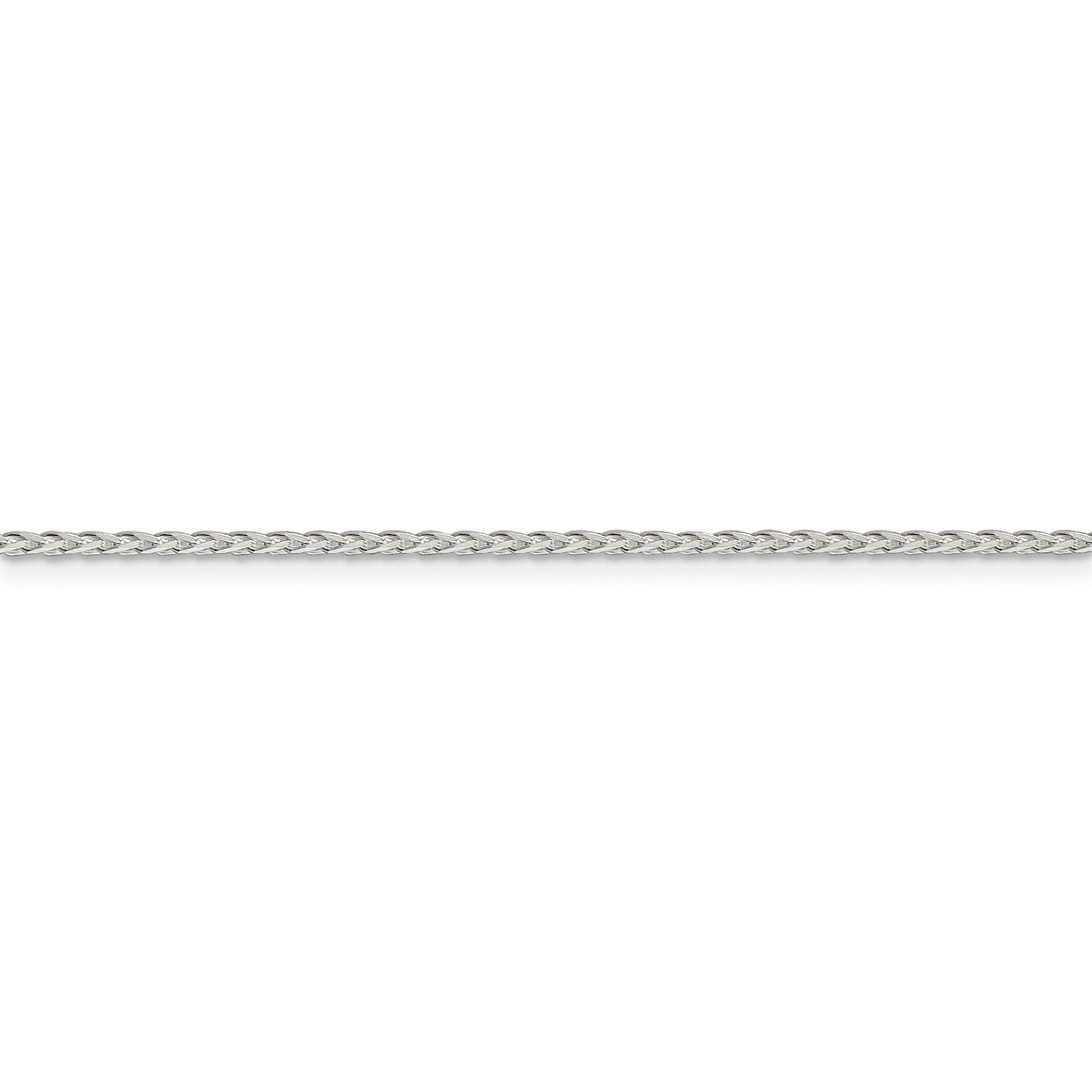 Sterling Silver D.C 1.50-mm Round Spiga Chain