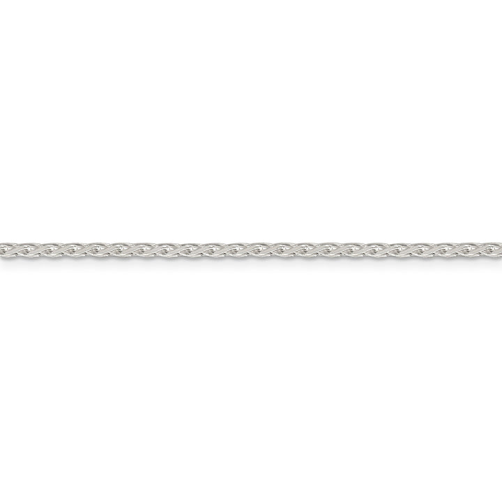 Sterling Silver D.C 2.15-mm Round Spiga Chain