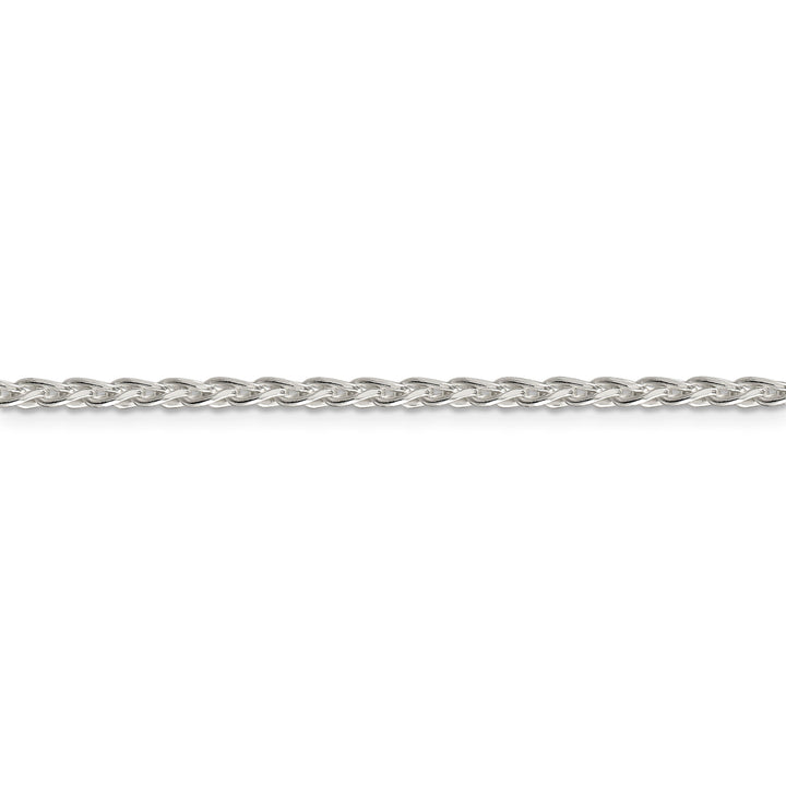 Sterling Silver D.C 2.85-mm Round Spiga Chain