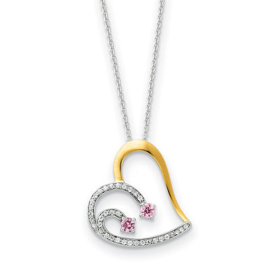 Sterling Silver Forever By Your Side Necklace at $ 52.5 only from Jewelryshopping.com