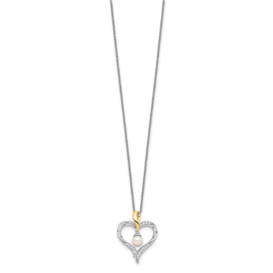 Sterling Silver Heart Soul Necklace