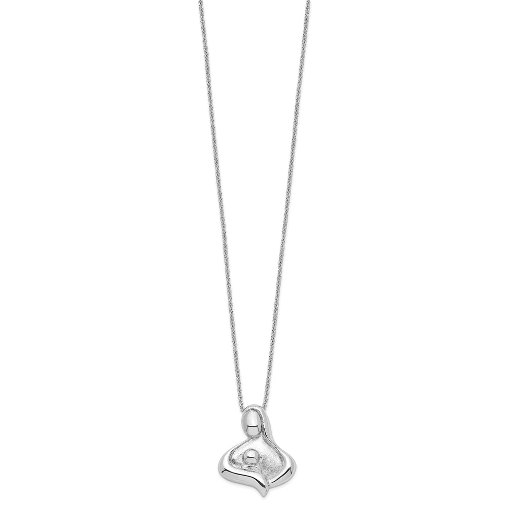 Sterling Silver Polished Maternal Bond Necklace