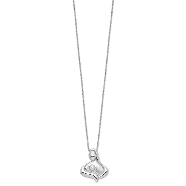 Sterling Silver Polished Maternal Bond Necklace