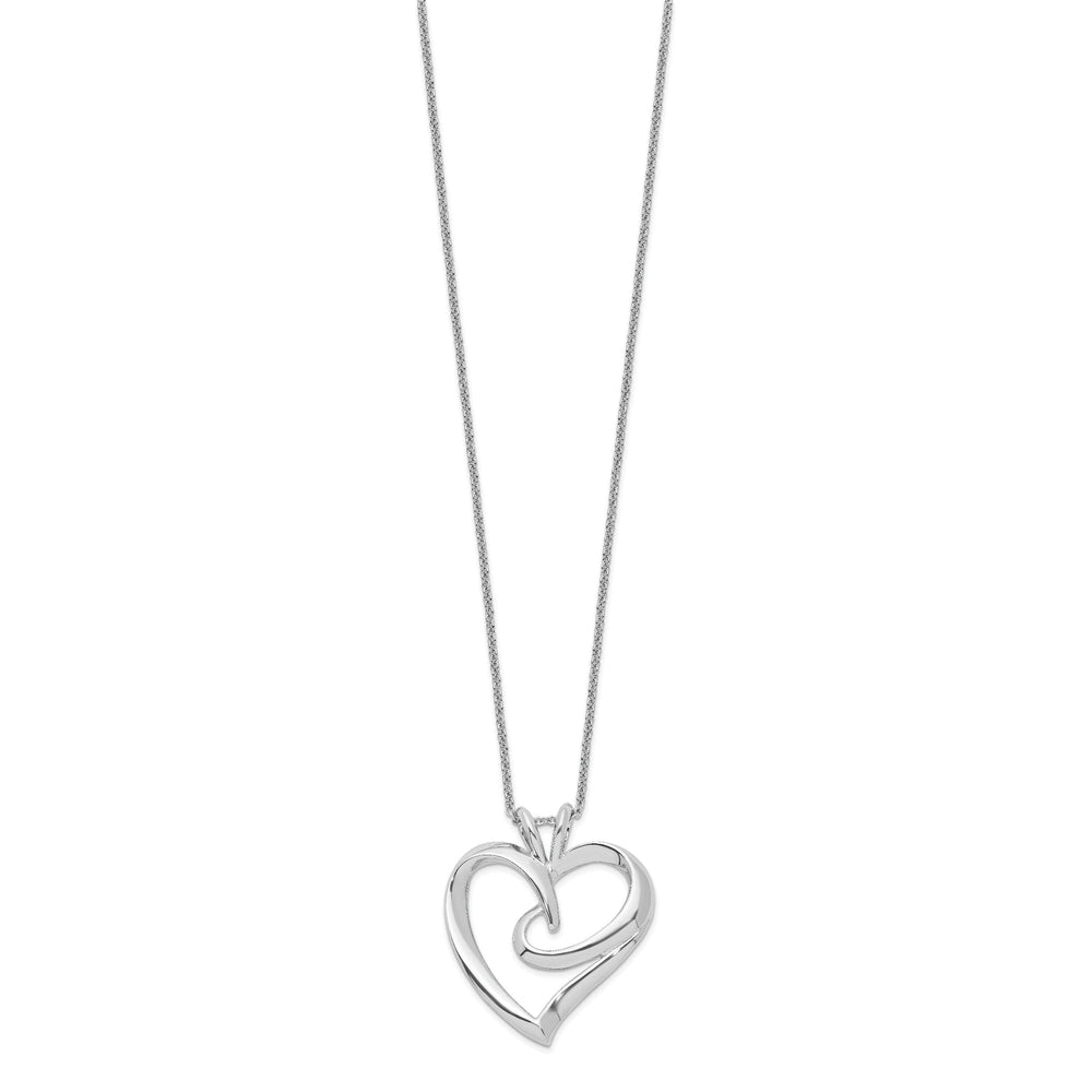 Sterling Silver The Huggg Heart Necklace