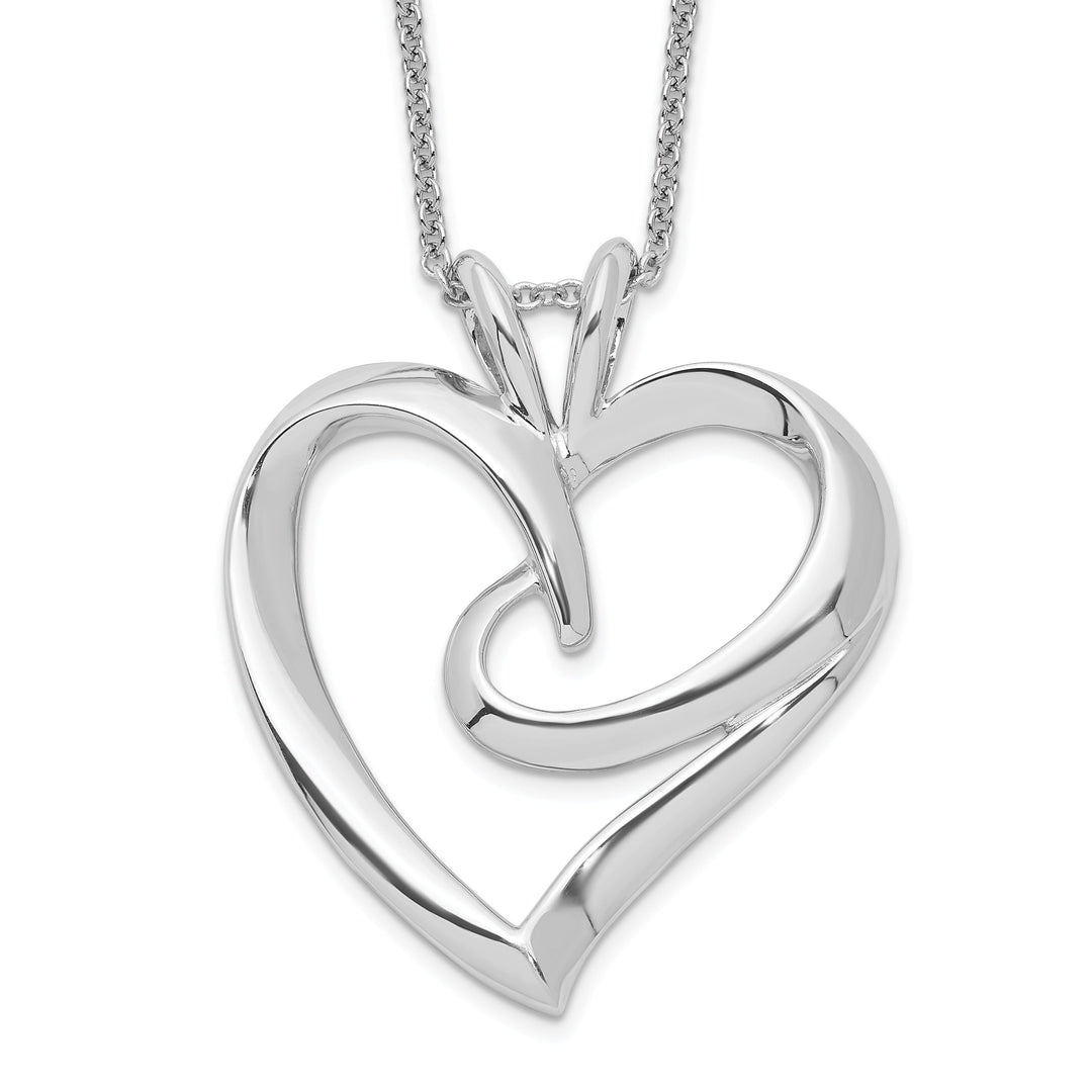 Sterling Silver The Huggg Heart Necklace