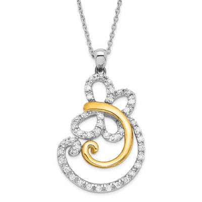 Sterling Silver Carefree Necklace at $ 54.54 only from Jewelryshopping.com
