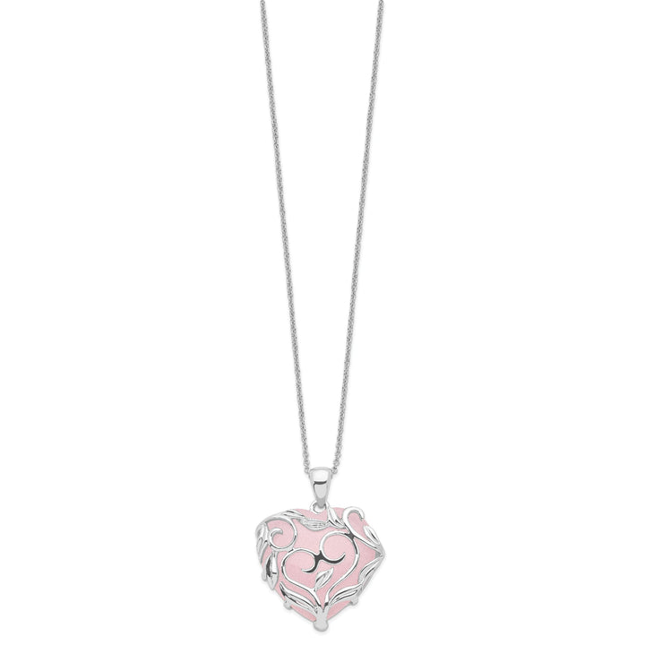 Sterling Silver Generous Heart Necklace