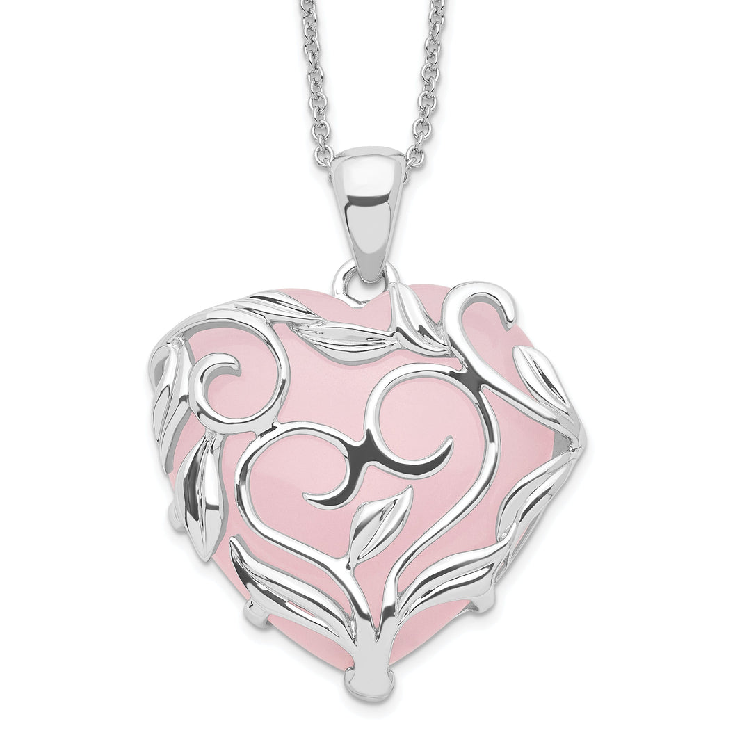 Sterling Silver Generous Heart Necklace
