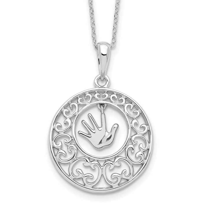 Sterling Silver Antiqued Children Necklace