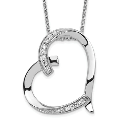 Sterling Silver Love You Mom Necklace