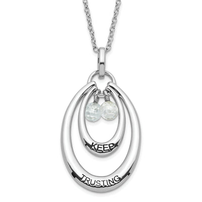 Sterling Silver Keep Trustg Necklace at $ 46.14 only from Jewelryshopping.com