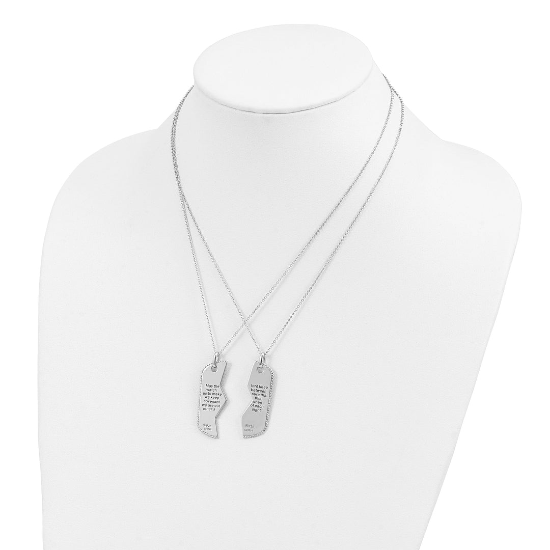 Sterling Silver Military Dog Tag Necklaces
