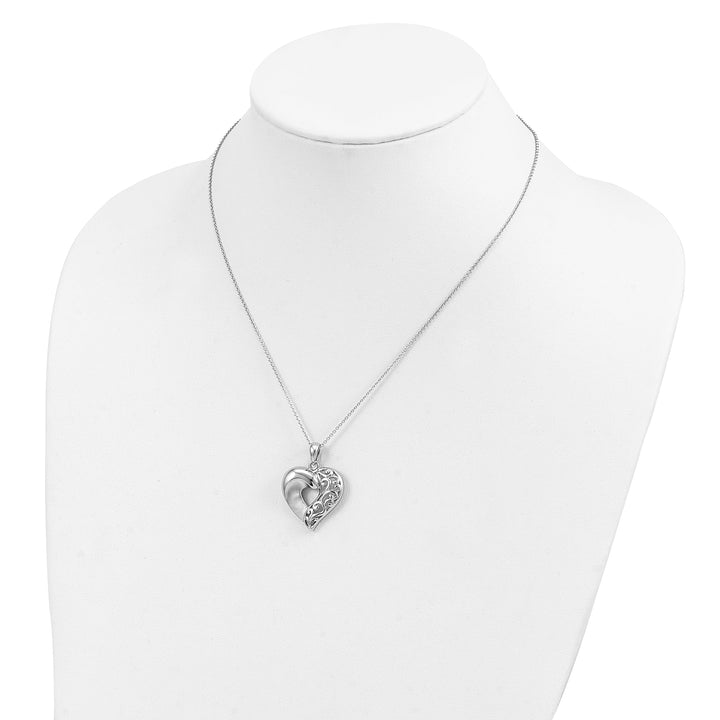 Sterling Silver Close To My Heart Necklace