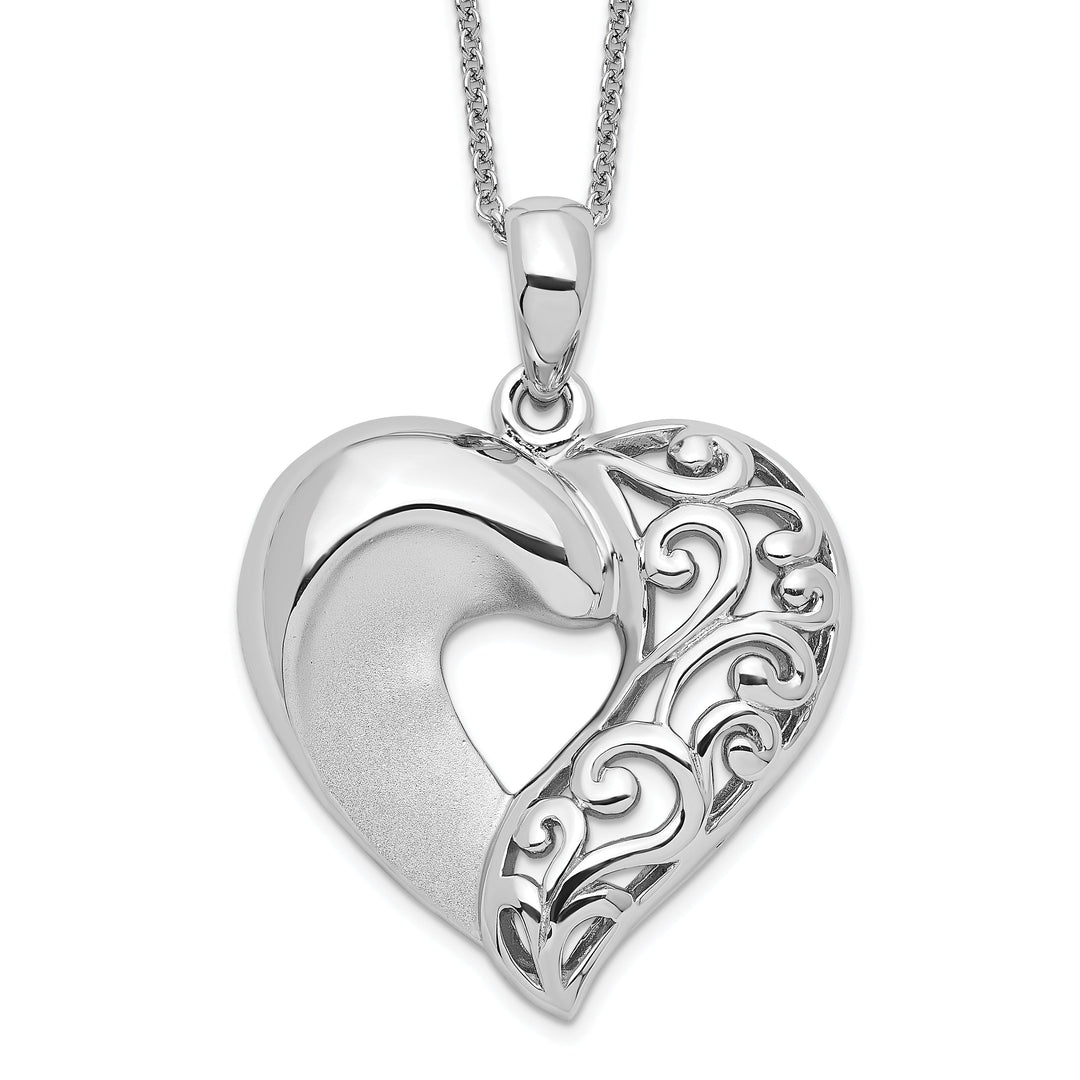 Sterling Silver Close To My Heart Necklace