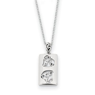 Sterling Silver Girlfriends Two Necklace at $ 31.5 only from Jewelryshopping.com