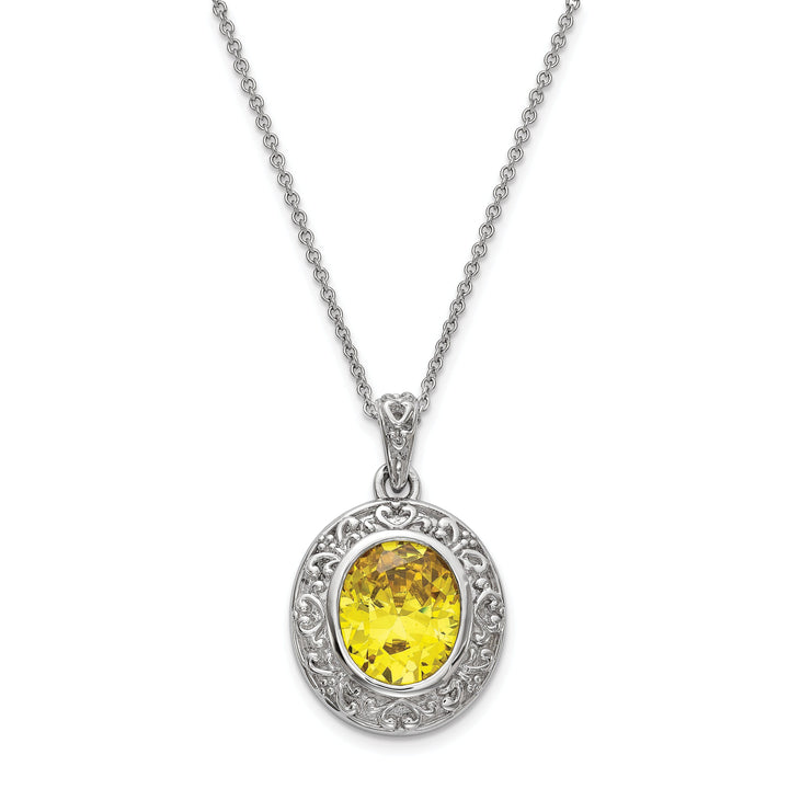 Sterling Silver Old Friends Are Golden Necklace