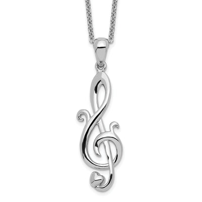 Sterling Silver Love Note Necklace at $ 48.83 only from Jewelryshopping.com