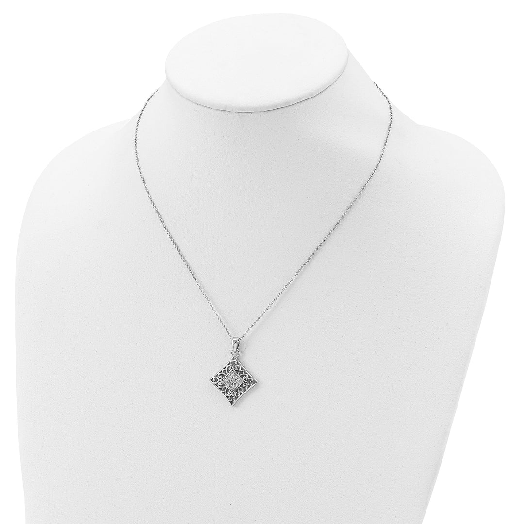 Sterling Silver I Love You All Year Long Necklace