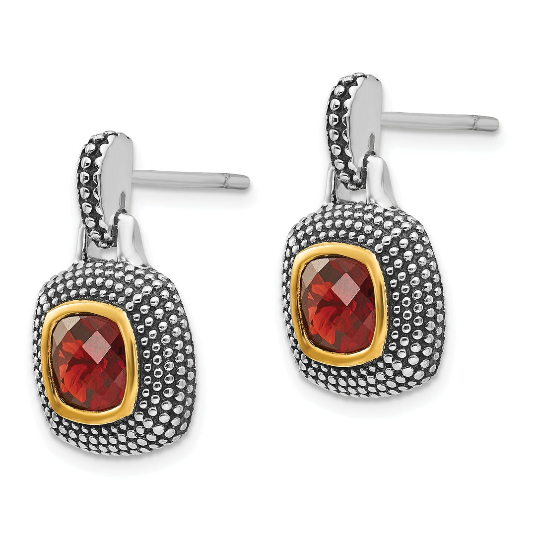 Sterling Silver Gold-plated 2.04 Carat Earrings