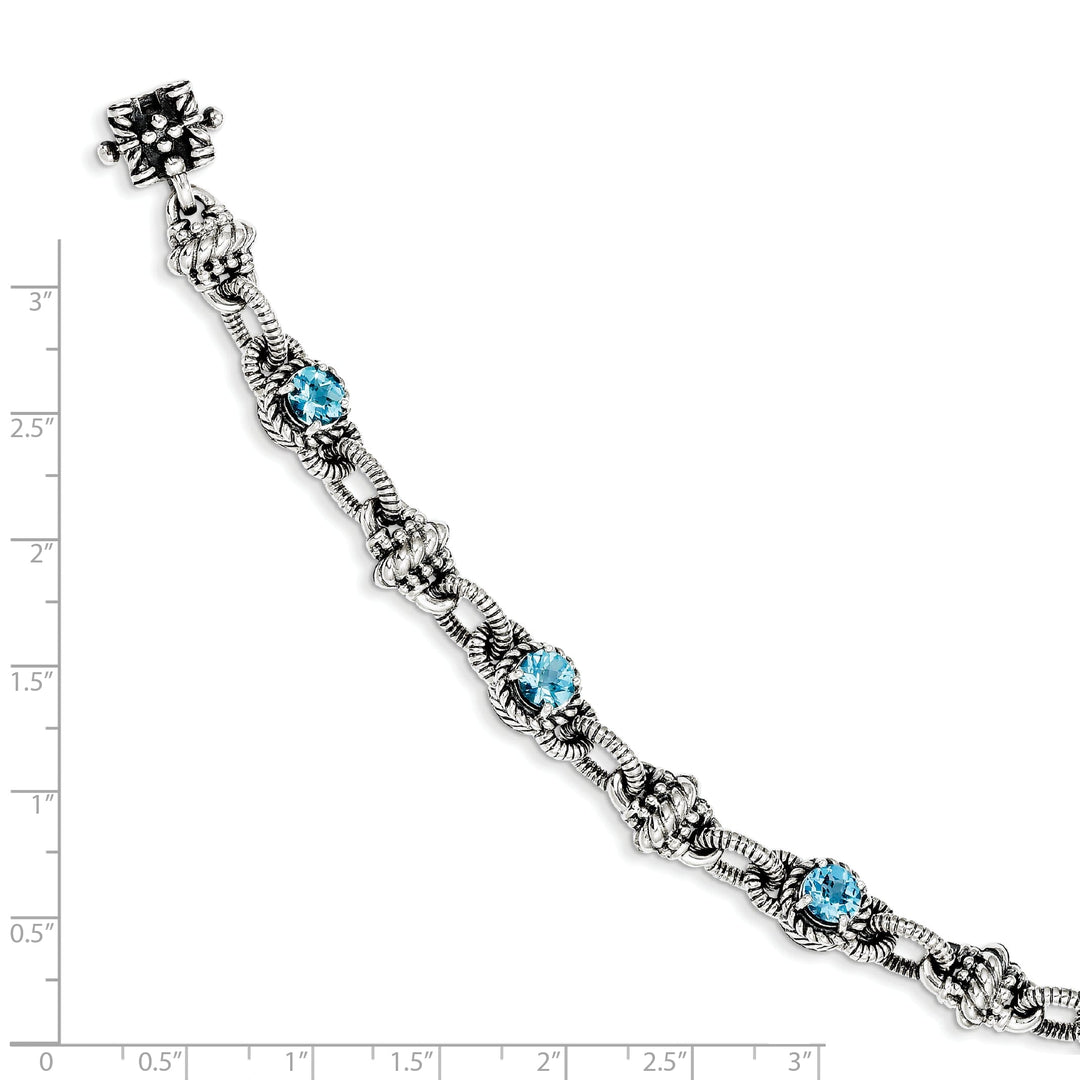 Sterling Silver 7.14 Carat 7.75 Bracelet