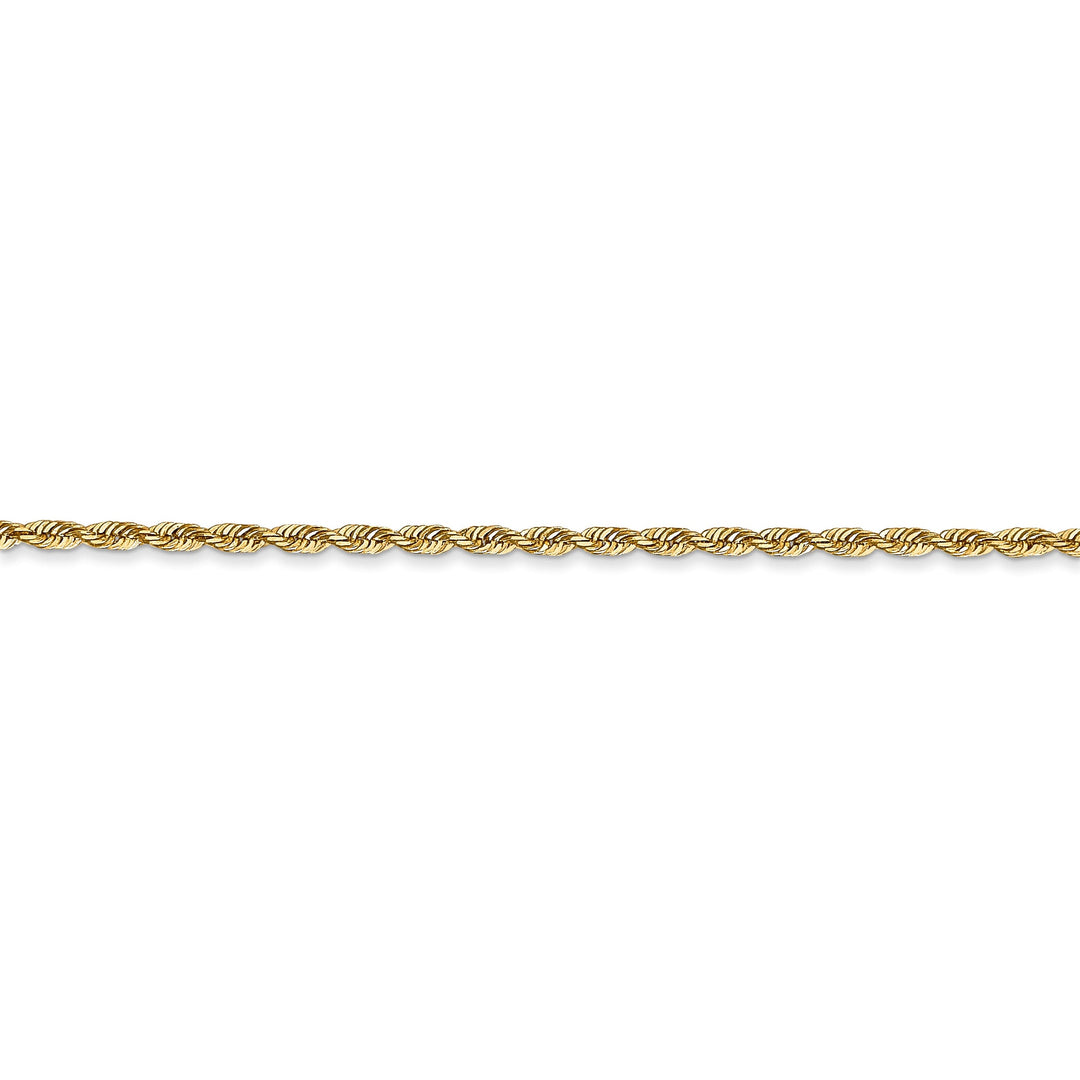 14k Yellow Gold 1.84mm D.C Quadruple Rope Chain
