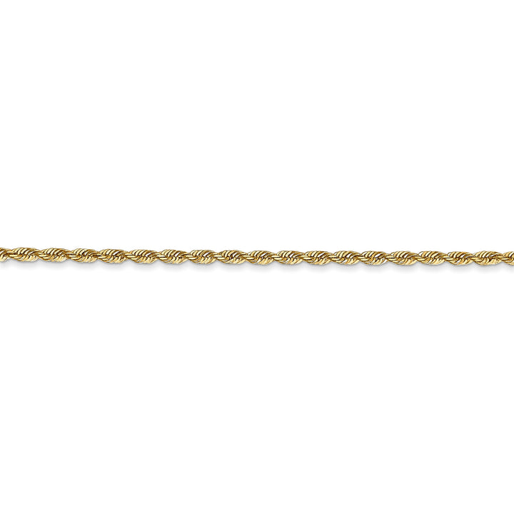 14k Yellow Gold 1.84mm D.C Quadruple Rope Chain