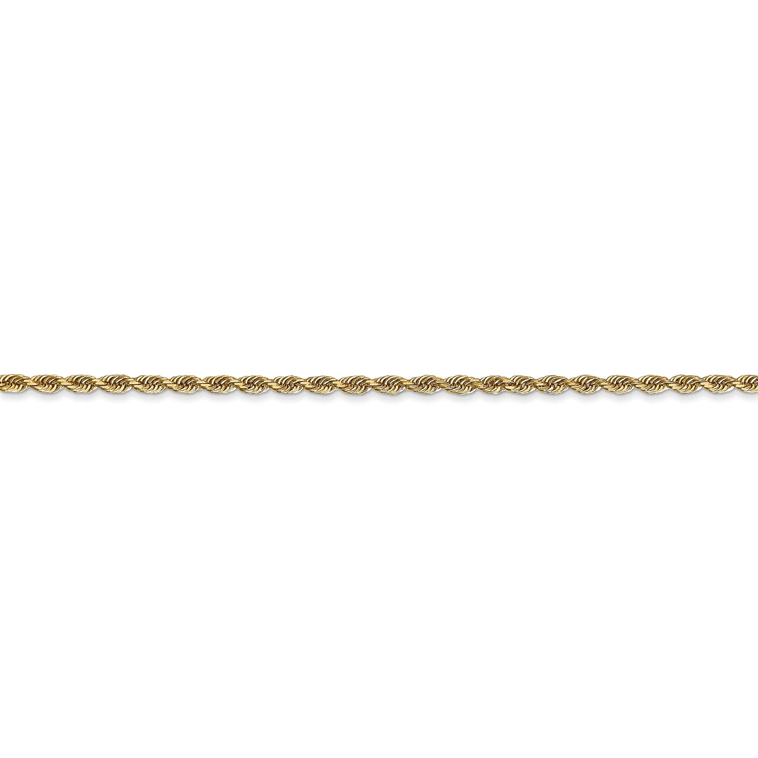 14k Yellow Gold 2.00mm D.C Quadruple Rope Chain