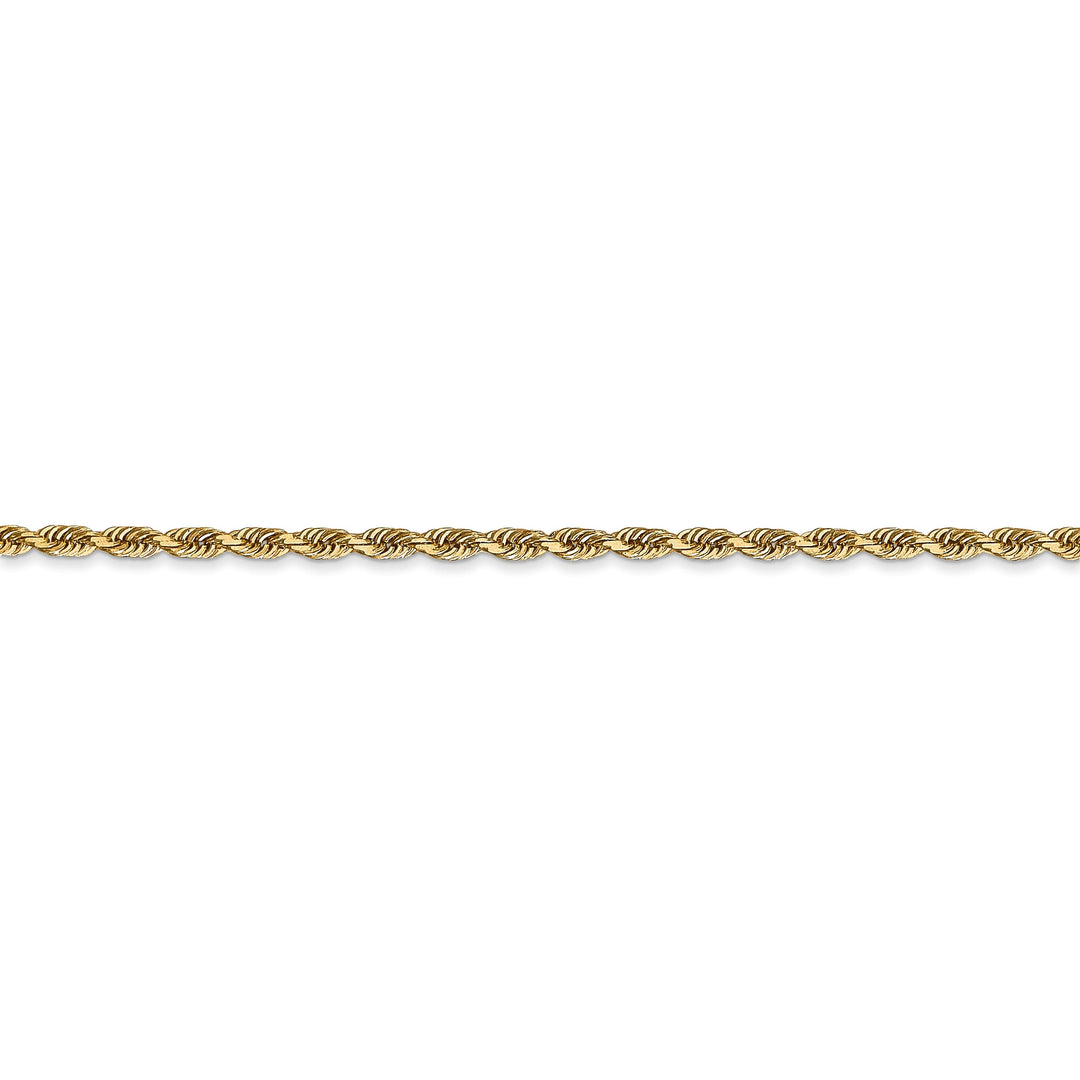 14k Yellow Gold 2.25mm D.C Quadruple Rope Chain