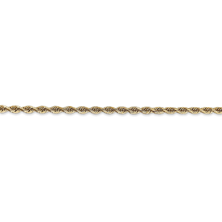14k Yellow Gold 2.75mm D.C Quadruple Rope Chain