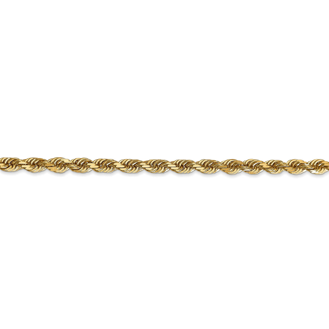 14k Yellow Gold 3.80mm D.C Quadruple Rope Chain