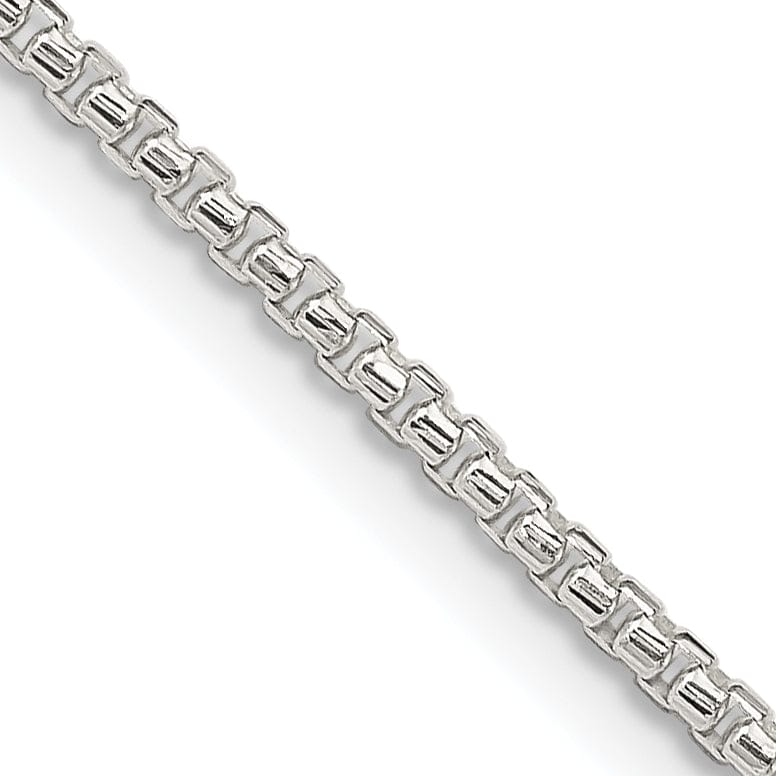 Silver D.C 1.75-mm Round Fancy Box Chain