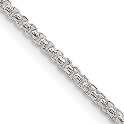 Silver D.C 1.75-mm Round Fancy Box Chain at $ 32.66 only from Jewelryshopping.com