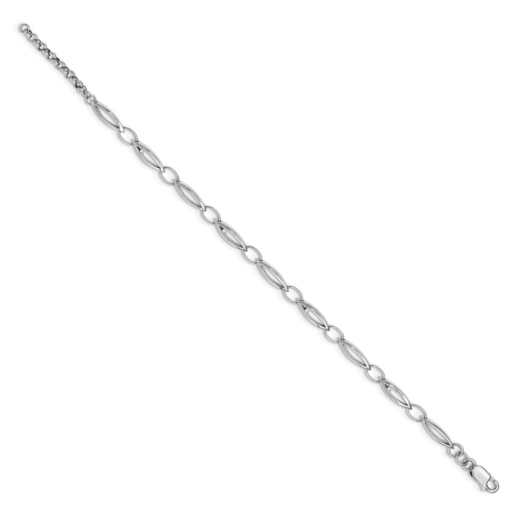 Sterling Silver Diamond White Ice Bracelet