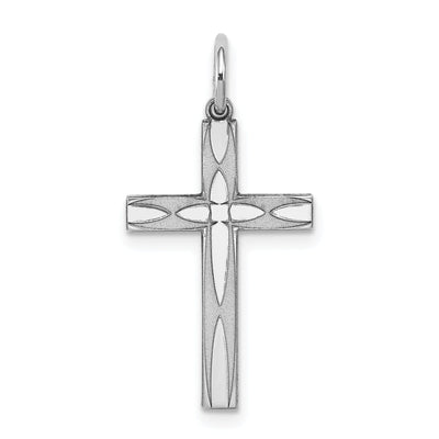 Sterling Silver Laser Designed Cross Pendant at $ 19.3 only from Jewelryshopping.com