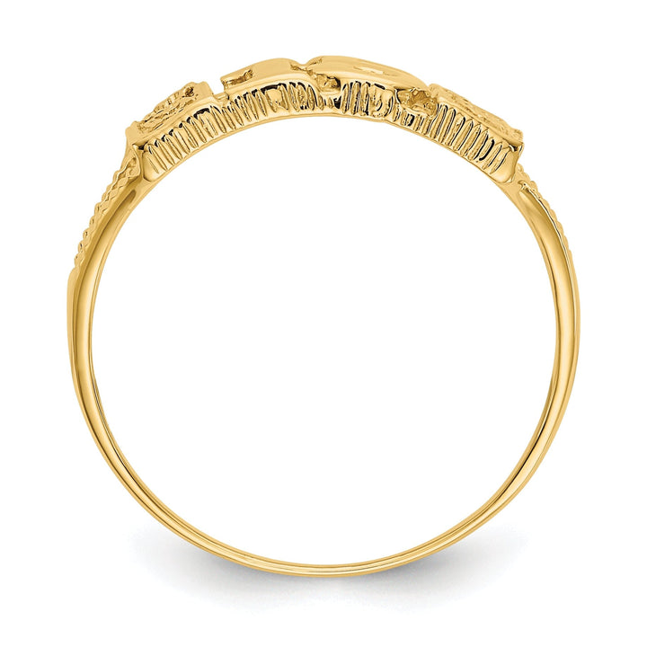 14k Yellow Gold Sweet '15' RING