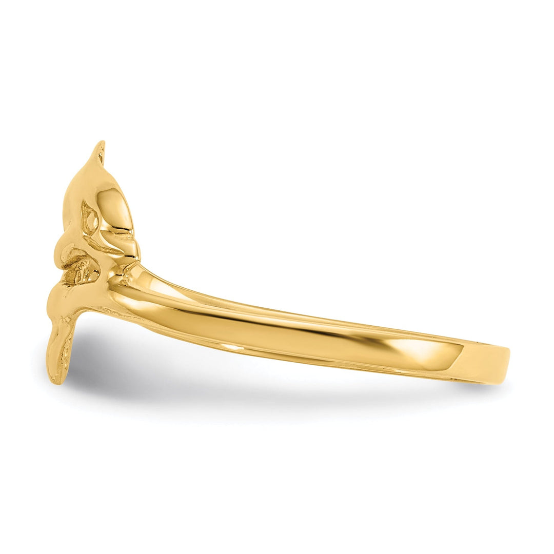 14k Yellow Gold Dolphin Children's Ring