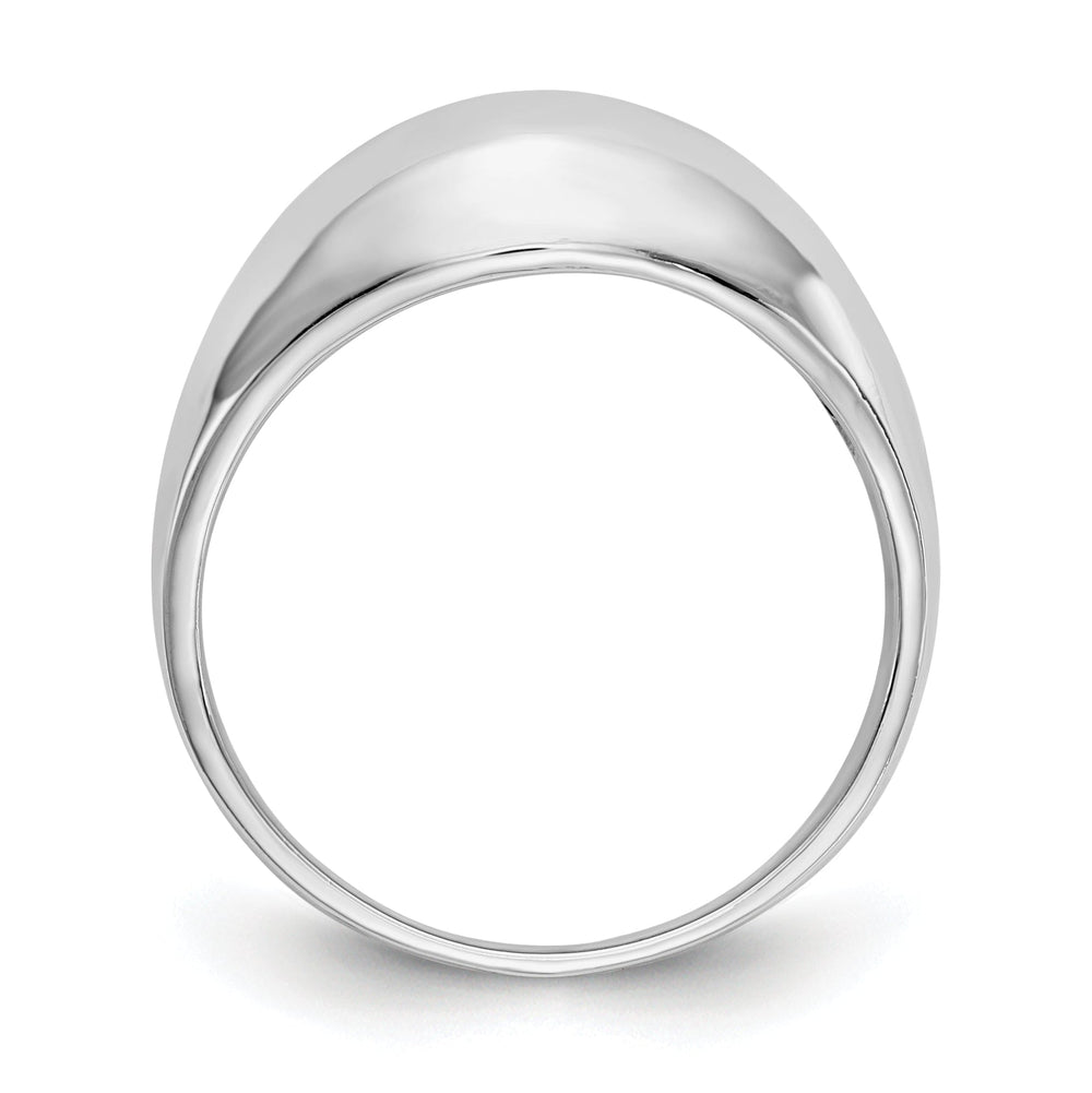 14k White Gold Timeless Creations Dome Ring