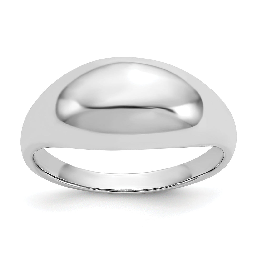14k White Gold Timeless Creations Dome Ring
